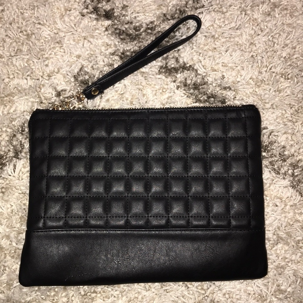 Black Sole Society large wristlet